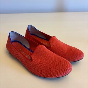 Rothy’s The Loafer in Red Orange size 7.5